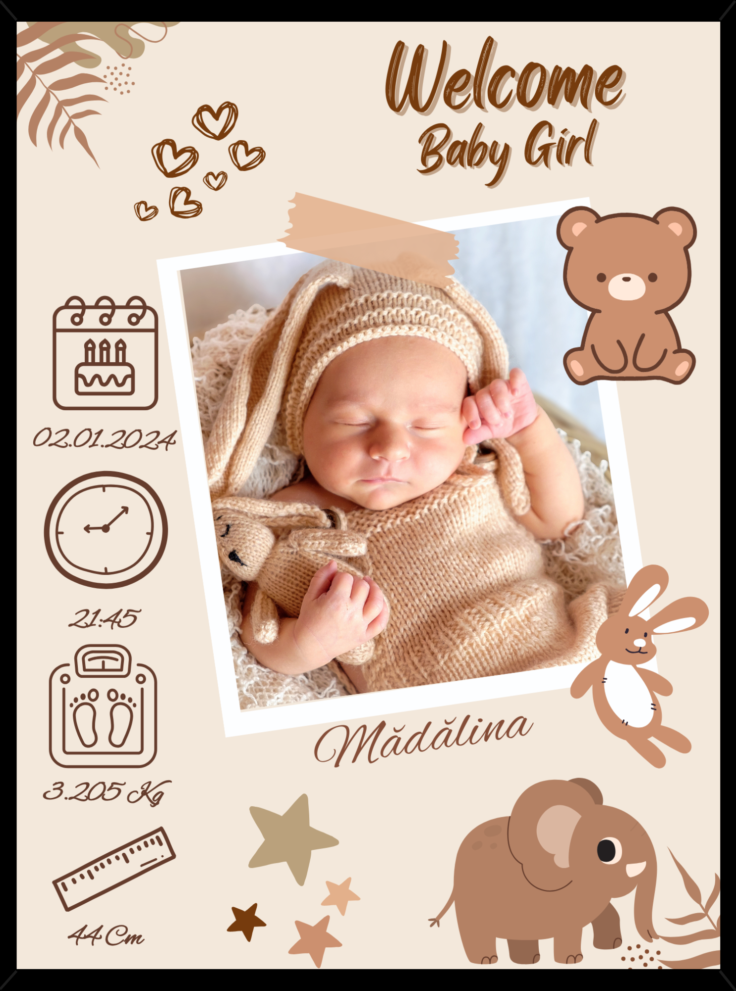 Tablouri Baby Welcome