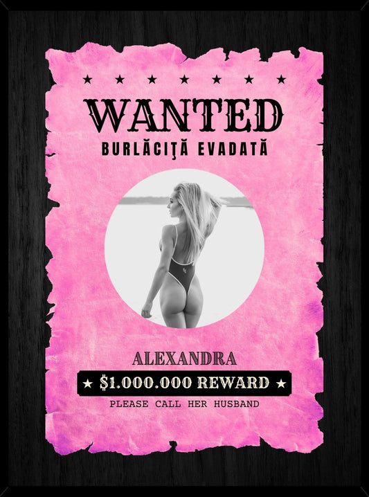 Rama personalizata - Burlacie #D002