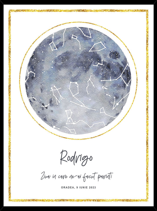 Rama personalizata - Momentul tau pe cer #D002