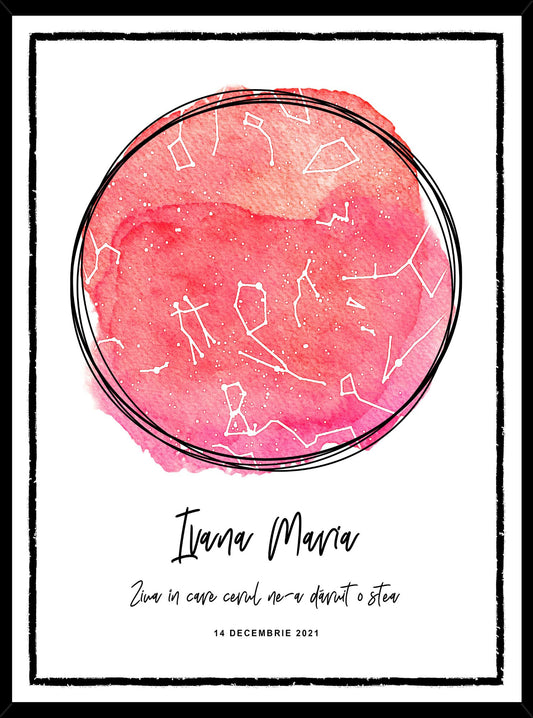 Rama personalizata - Momentul tau pe cer #D005