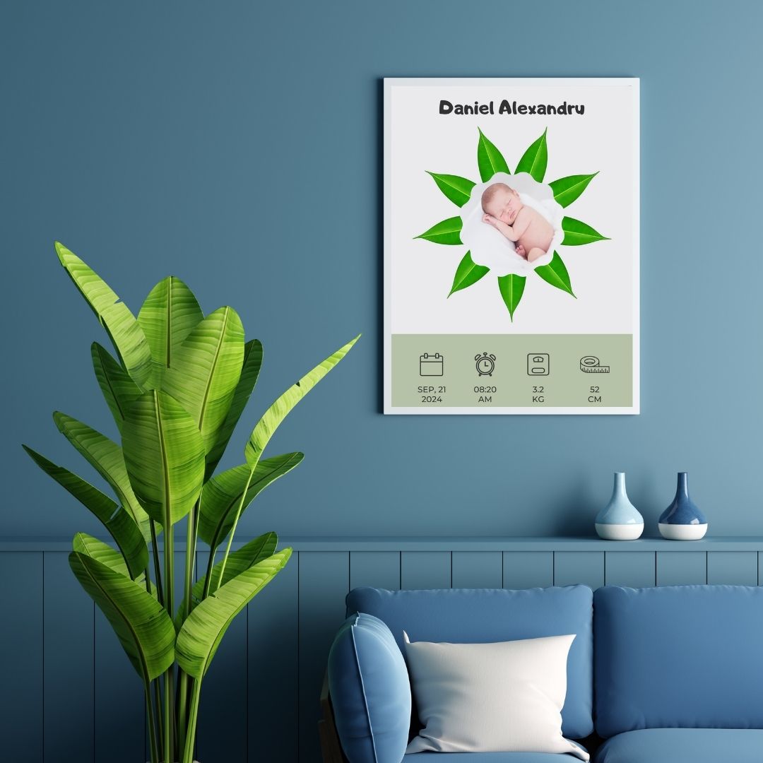 Rama personalizata - Welcome Baby #D008